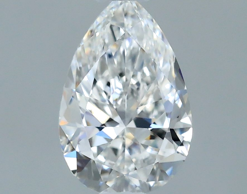 0.4 carat E-VVS2 Natūralus Pear Deimantas (1)