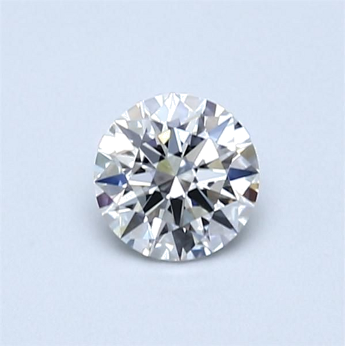 0.45 carat F-VVS2 Excellent cut Natūralus Round Deimantas (1)