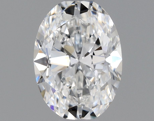 0.33 carat D-VVS2 Natūralus Oval Deimantas (1)