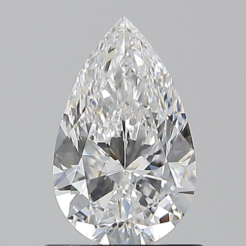 0.9 carat E-IF Natūralus Pear Deimantas (1)