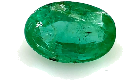 0.44 carat GREEN Oval Smaragdas (1)