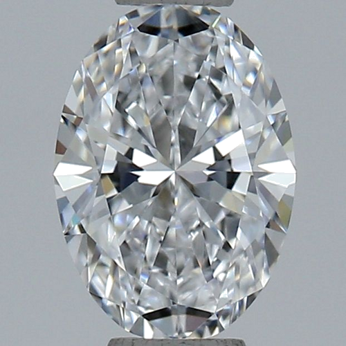 0.54 carat D-VVS2 Natūralus Oval Deimantas (1)