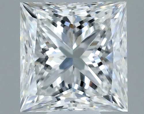 0.3 carat E-VVS1 Natūralus Princess Deimantas (1)