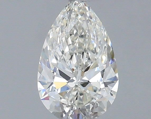 0.49 carat I-VVS2 Natūralus Pear Deimantas (1)