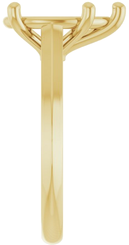 Sužadėtuvių Žiedas „Solitaire“ 585 Geltonojo Aukso Pear Shape 12mm x 8mm (4)