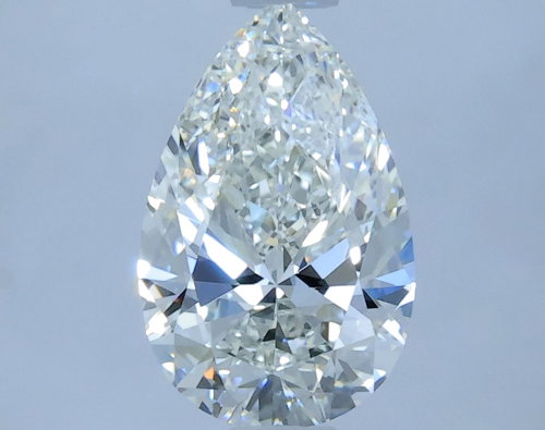 0.7 carat I-IF Natūralus Pear Deimantas (1)