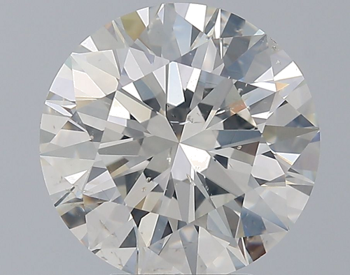 5.01 carat I-SI2 Excellent cut Natūralus Round Deimantas (1)