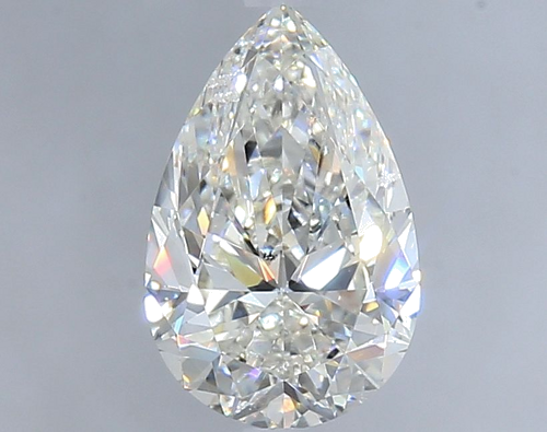1.63 carat H-SI1 Natūralus Pear Deimantas (1)