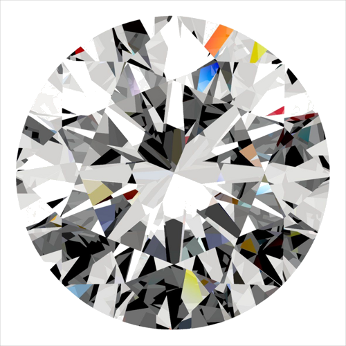 0.4 carat G-VS2 Excellent cut Natūralus Round Deimantas (1)