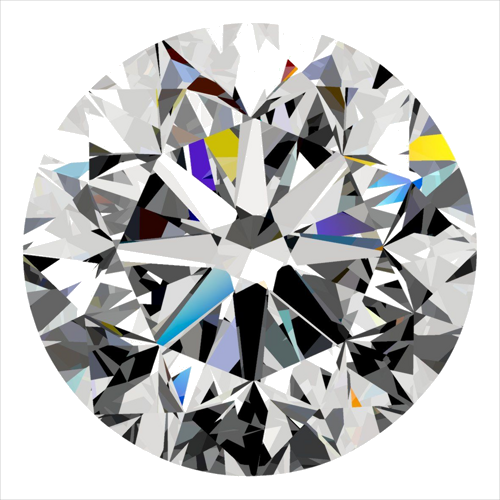 0.3 carat G-VS2 GD cut Natūralus Round Deimantas (1)