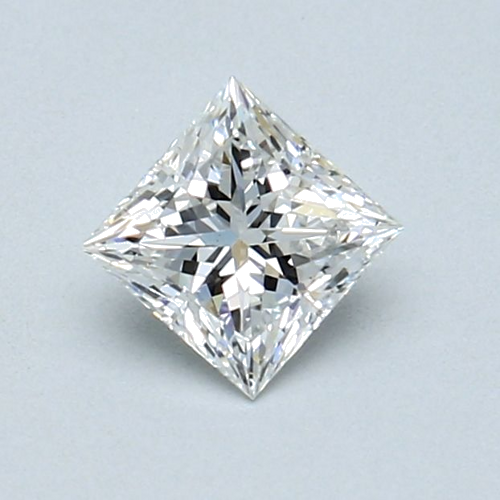 0.53 carat F-VS1 Natūralus Princess Deimantas (1)