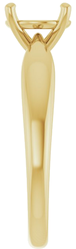 Sužadėtuvių Žiedas 14k yellow gold Round 7.4mm (4)
