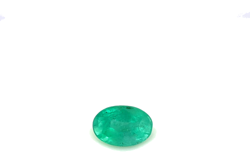 0.55 carat GREEN Oval Smaragdas (1)