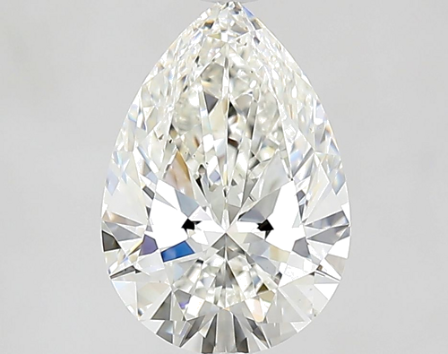 2.01 carat G-VS2 Natūralus Pear Deimantas (1)