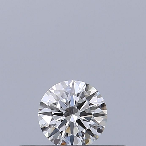 0.18 carat D-VVS1 Excellent cut Natūralus Round Deimantas (1)