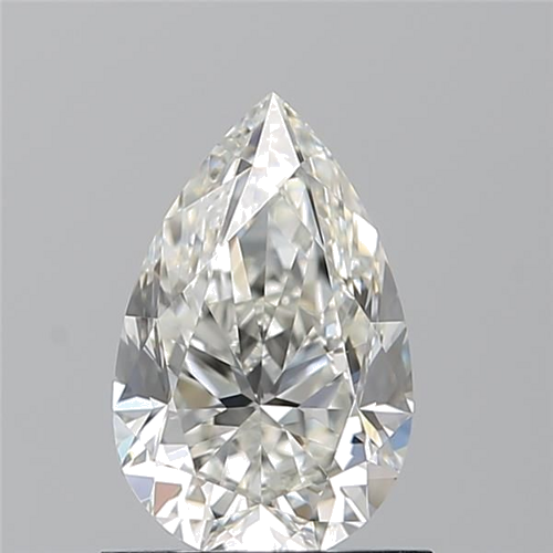 0.9 carat H-VS2 Natūralus Pear Deimantas (1)
