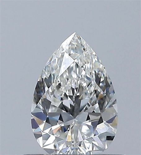 0.5 carat G-VS1 Natūralus Pear Deimantas (1)