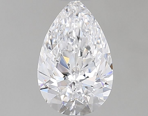 0.43 carat D-VVS2 Natūralus Pear Deimantas (1)