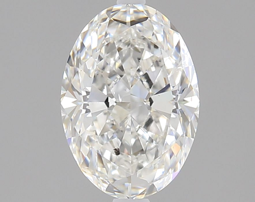 1.7 carat F-SI2 Natūralus Oval Deimantas (1)