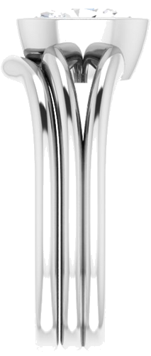 Sterling Silver 8x6 mm Oval Engagement Ring Mounting (9)