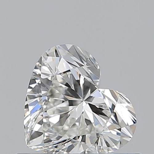 0.55 carat I-VVS2 Natūralus Heart Deimantas (1)