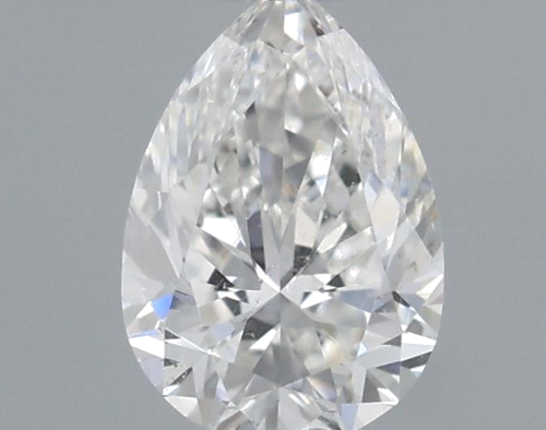 0.3 carat H-SI1 Natūralus Pear Deimantas (1)