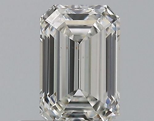 0.51 carat H-SI1 Natūralus Emerald Deimantas (1)