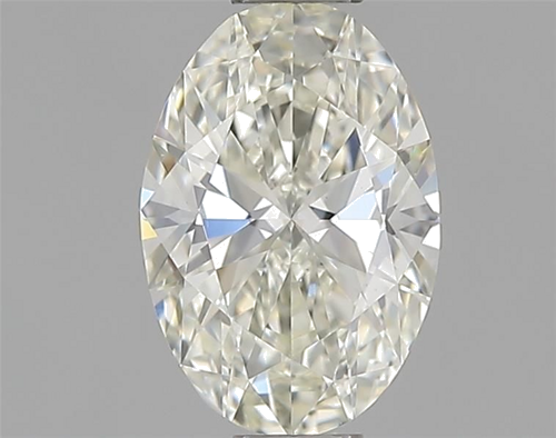 0.52 carat K-VVS2 Natūralus Oval Deimantas (1)