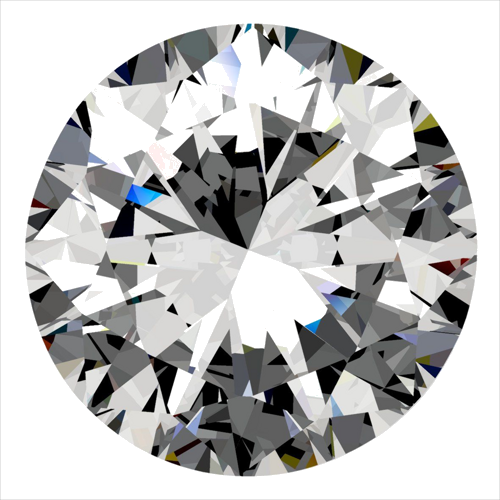 0.3 carat G-VVS1 GD cut Natūralus Round Deimantas (1)