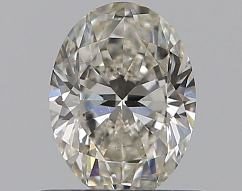 0.5 carat I-VS1 Natūralus Oval Deimantas (1)