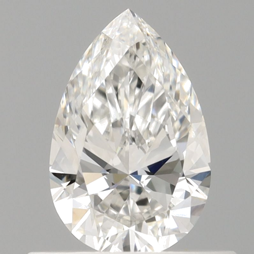 0.54 carat F-IF Natūralus Pear Deimantas (1)