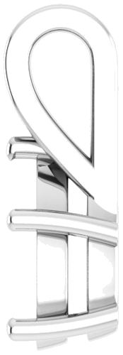 Pakabukas „Solitaire“ 925 Sidabro Pear Shape 12mm x 8mm (3)