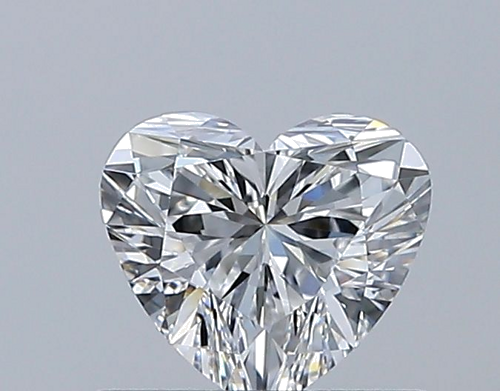 0.5 carat E-VVS1 Natūralus Heart Deimantas (1)