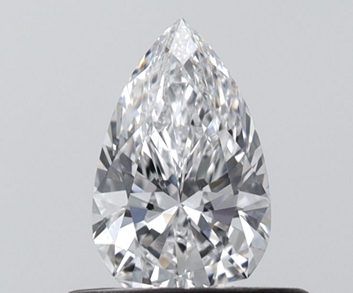 0.41 carat D-VVS1 Natūralus Pear Deimantas (1)