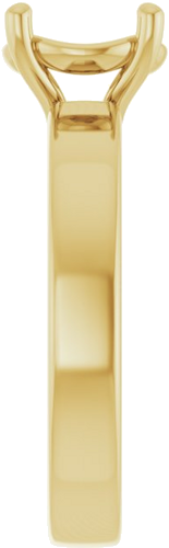 Sužadėtuvių Žiedas „Solitaire“ 14k yellow gold Round 8mm (4)