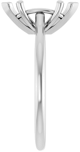 Sužadėtuvių Žiedas „Solitaire“ 14k white gold Marquise 10mm x 5mm (4)