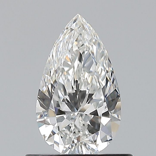 0.6 carat F-VVS1 Natūralus Pear Deimantas (1)