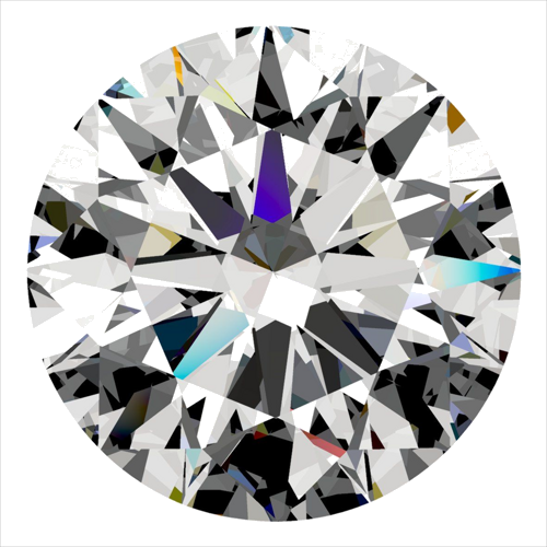 0.3 carat E-VS2 Excellent cut Natūralus Round Deimantas (1)