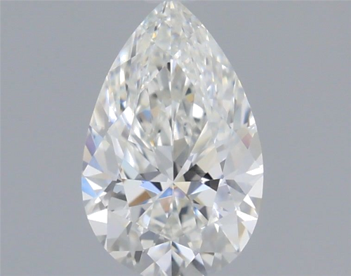0.65 carat G-VVS2 Natūralus Pear Deimantas (1)