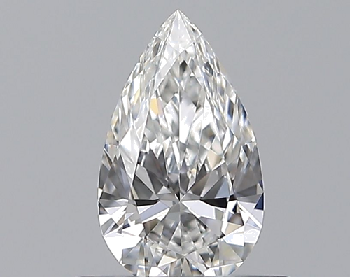 0.35 carat F-VVS2 Natūralus Pear Deimantas (1)