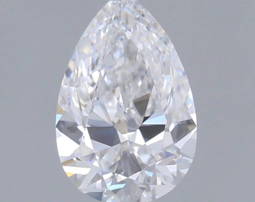 0.3 carat D-VVS2 Natūralus Pear Deimantas (1)