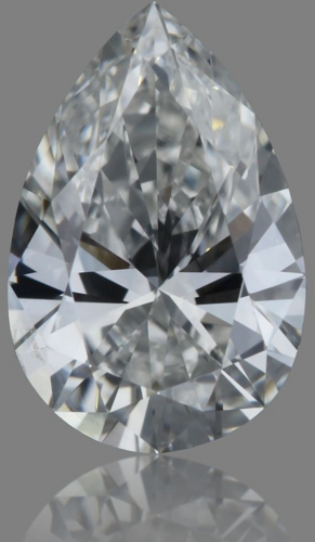 0.5 carat F-SI1 Natūralus Pear Deimantas (1)