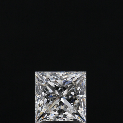 2.14 carat F-VVS2 Natūralus Princess Deimantas (1)