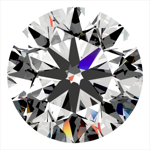 0.3 carat E-VS2 Very Good cut Natūralus Round Deimantas (1)