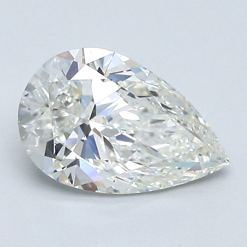 1.5 carat I-SI2 Natūralus Pear Deimantas (1)