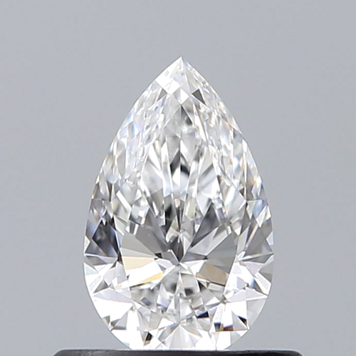 0.5 carat D-VVS2 Natūralus Pear Deimantas (1)