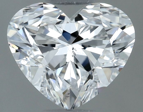 1.01 carat E-SI1 Natūralus Heart Deimantas (1)