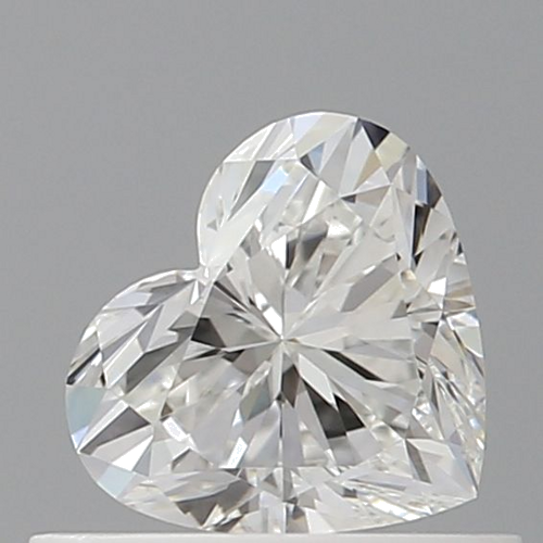 0.5 carat F-VVS2 Natūralus Heart Deimantas (1)