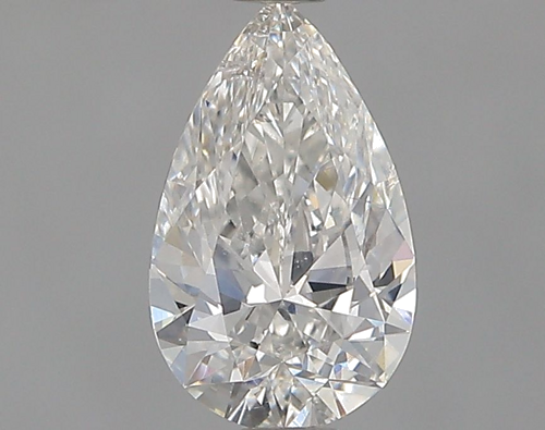 0.57 carat F-SI1 Natūralus Pear Deimantas (1)