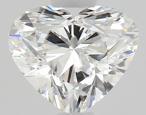 0.5 carat E-VS1 Natūralus Heart Deimantas (1)